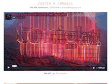 Tablet Screenshot of justincrowell.com